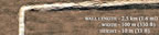 Close up view of the wall with dimensions (29kb)